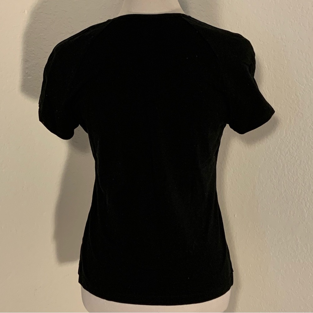 NWOT Althletic Works Black & White Short Sleeve T-Shirt - Size Large (12-14) - Picture 4 of 6